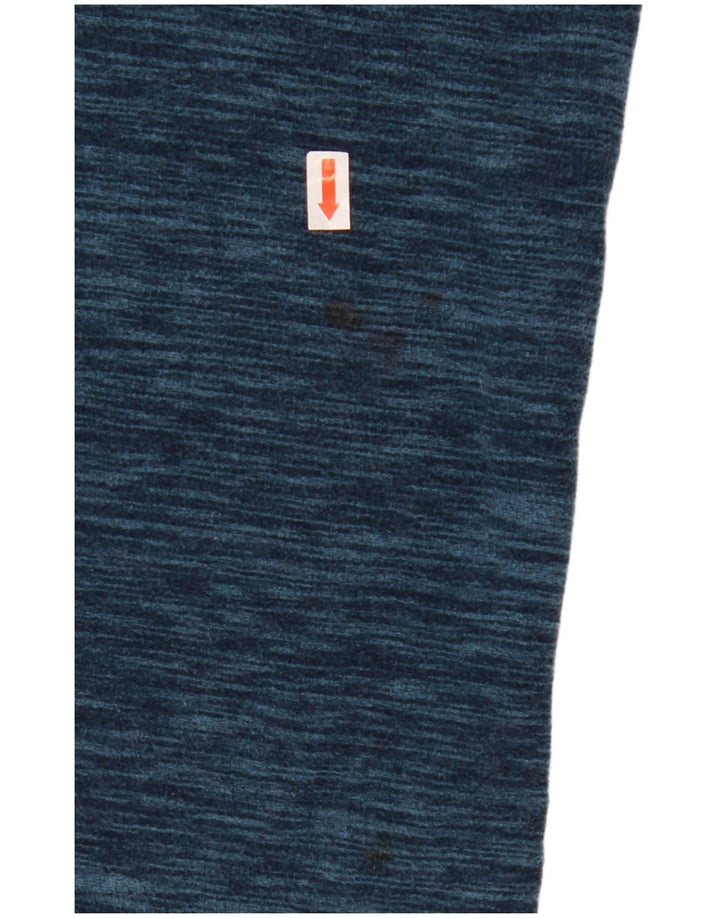 MOUNTAIN WAREHOUSE Pull polaire à col zippé pour homme 2XL en polyester moucheté bleu