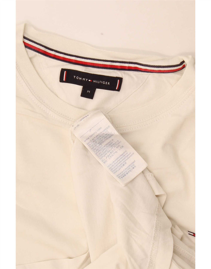Tommy Hilfiger T-Shirt Homme Blanc Moyen Coton