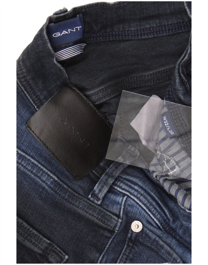 GANT Jean Slim Homme W32 L30 Bleu Marine Coton
