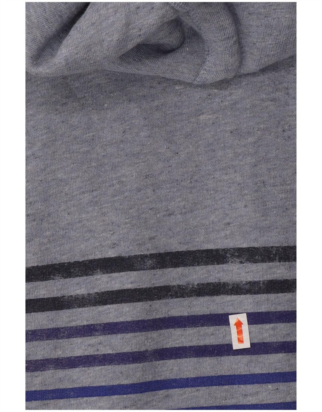 SUPERDRY Pull à capuche graphique pour homme 2XL Bleu Coton