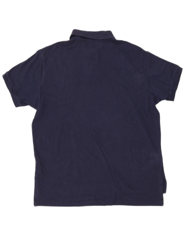 POLO RALPH LAUREN Polo sur mesure pour homme en coton bleu marine Large