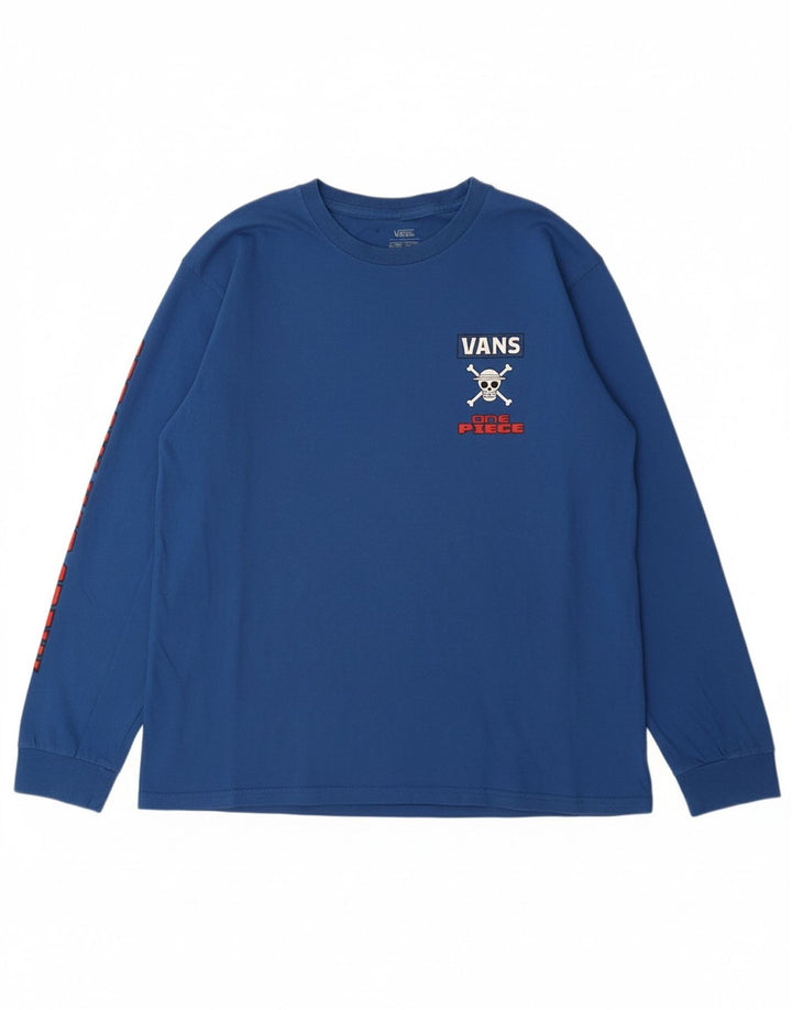 VANS Haut à manches longues avec chapeau de paille pour garçon 14-15 ans XL Bleu