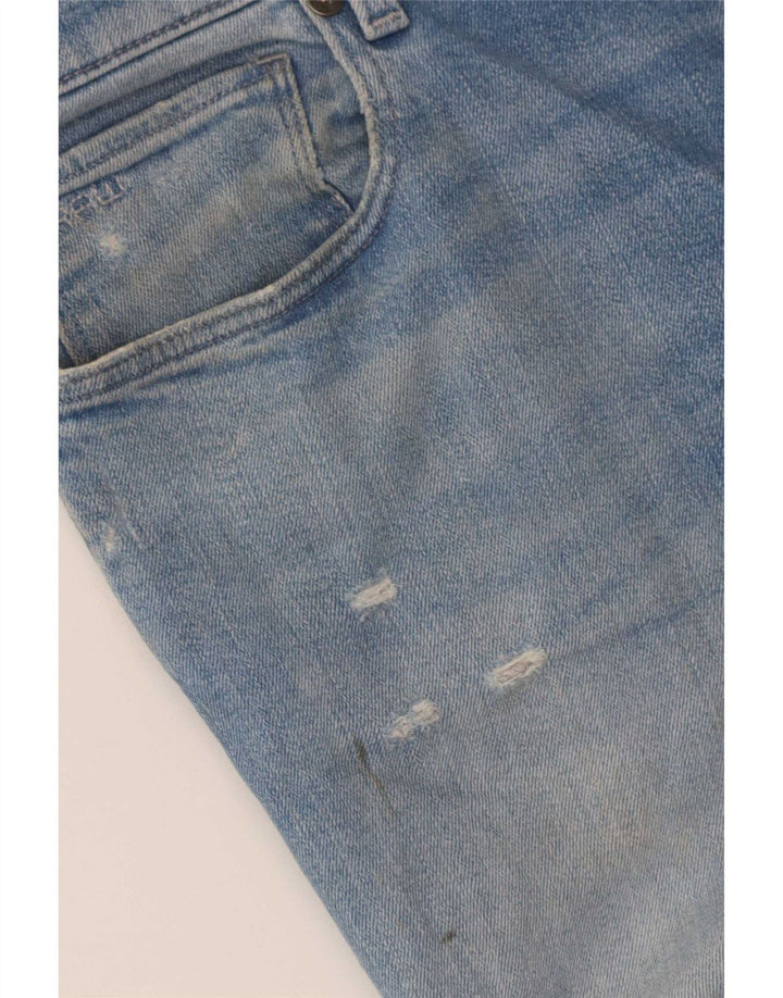 G-Star Homme 3301 Jean Slim effet vieilli W34 L34 Bleu Coton
