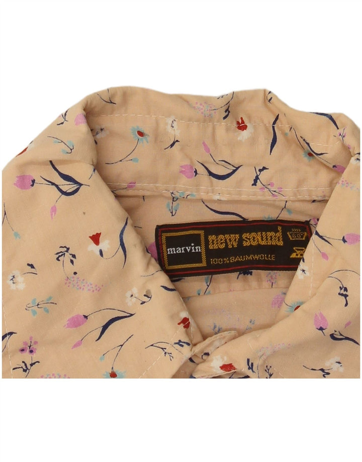 Chemise Homme Marvin Coton Floral Beige Moyen