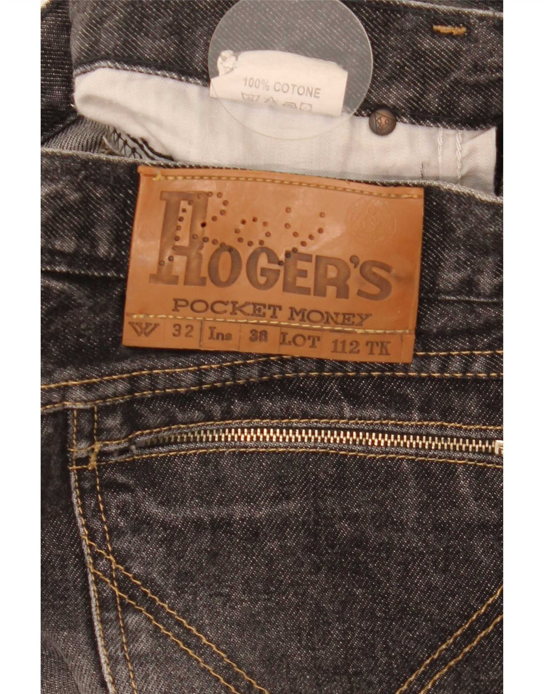 Roy Rogers Jean droit homme W32 L35 gris coton
