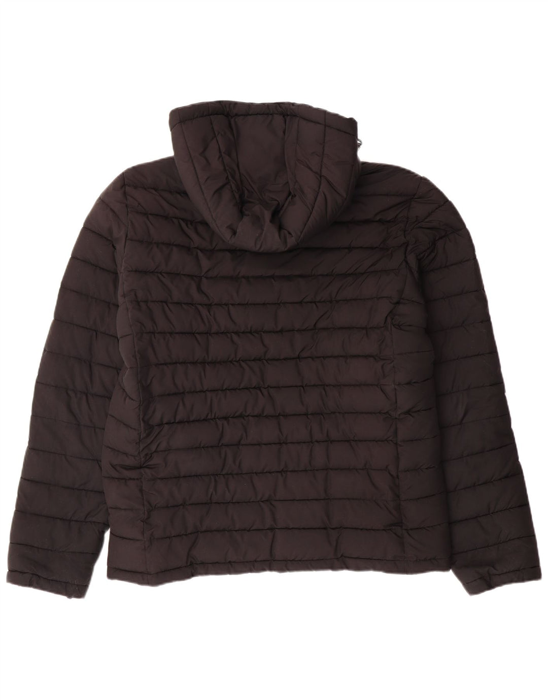 Superdry Veste matelassée à capuche pour hommes Large Noir Polyester