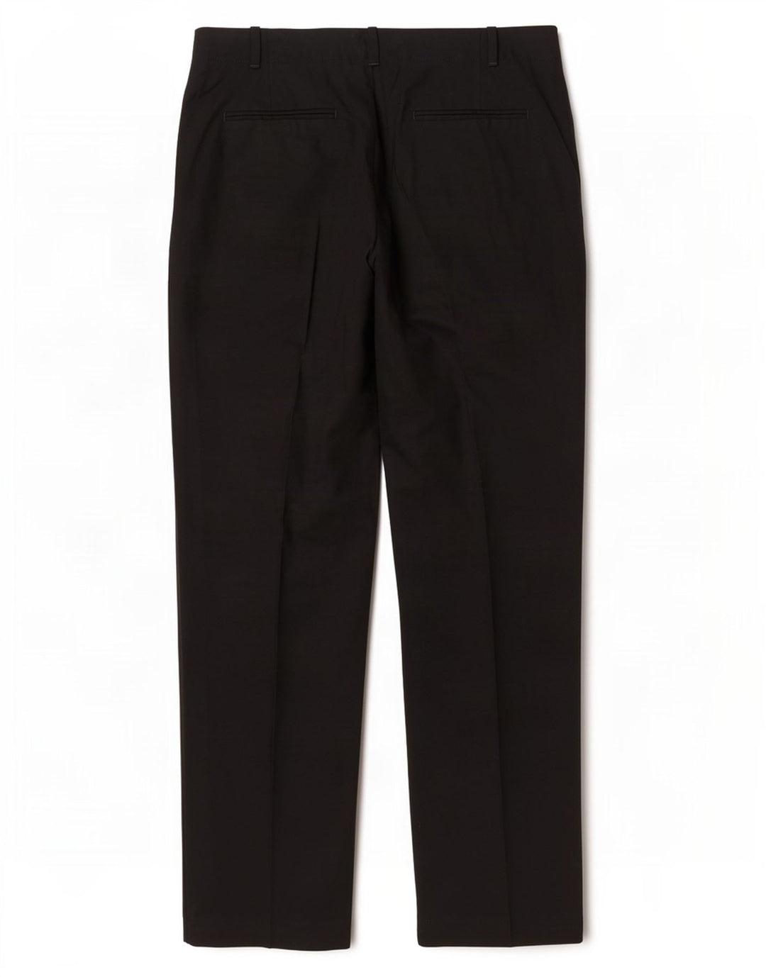 Zara Pantalon de costume droit pour femme EU 42 Large W32 L34 Noir Polyester