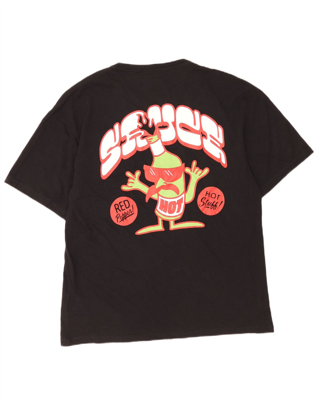 Jack & Jones T-Shirt Graphique Homme Grand Noir