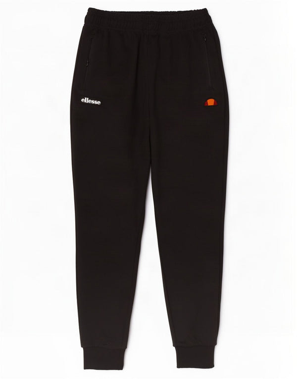 Ellesse Pantalon de survêtement pour homme en coton noir Taille S
