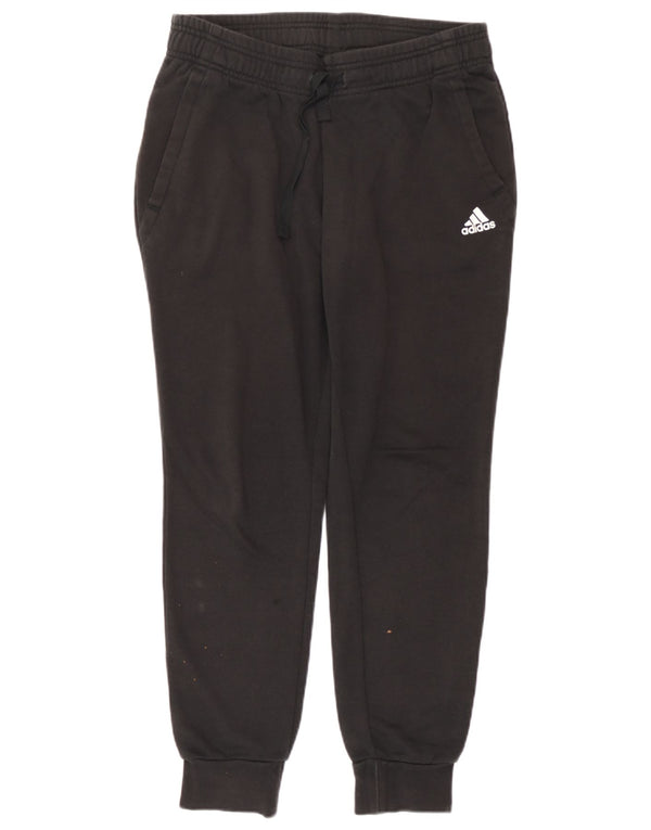 Adidas Pantalon de survêtement pour femme Joggers UK 8/10 Petit coton noir