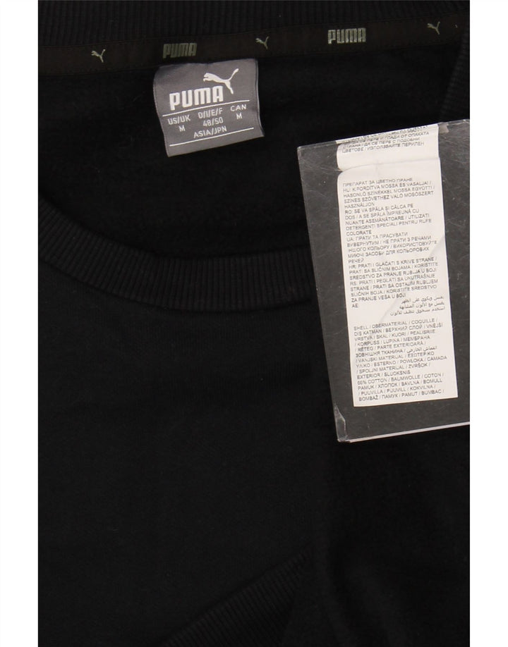 Puma Sweat-Shirt Homme Noir Moyen Coton