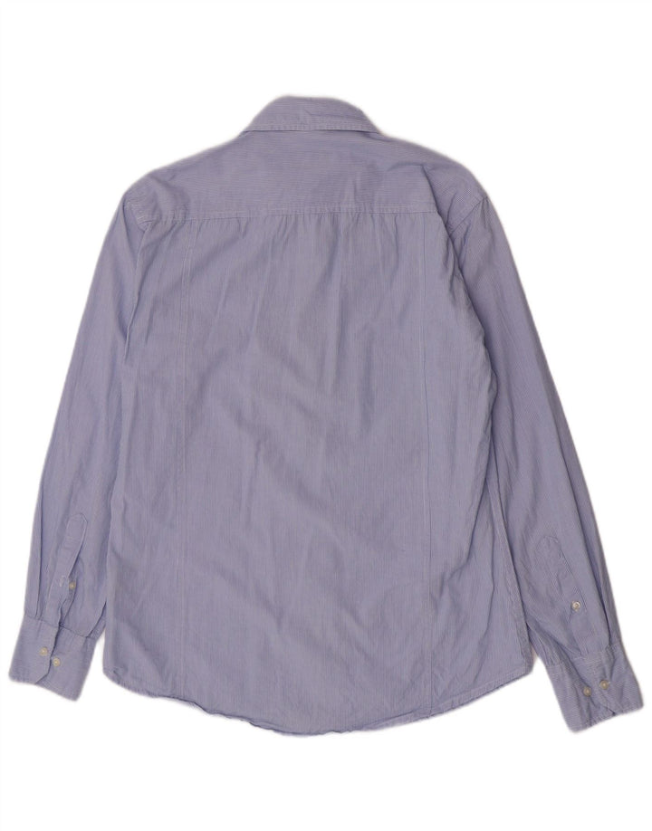 Kappa Chemise Homme Large Bleu Rayure Coton