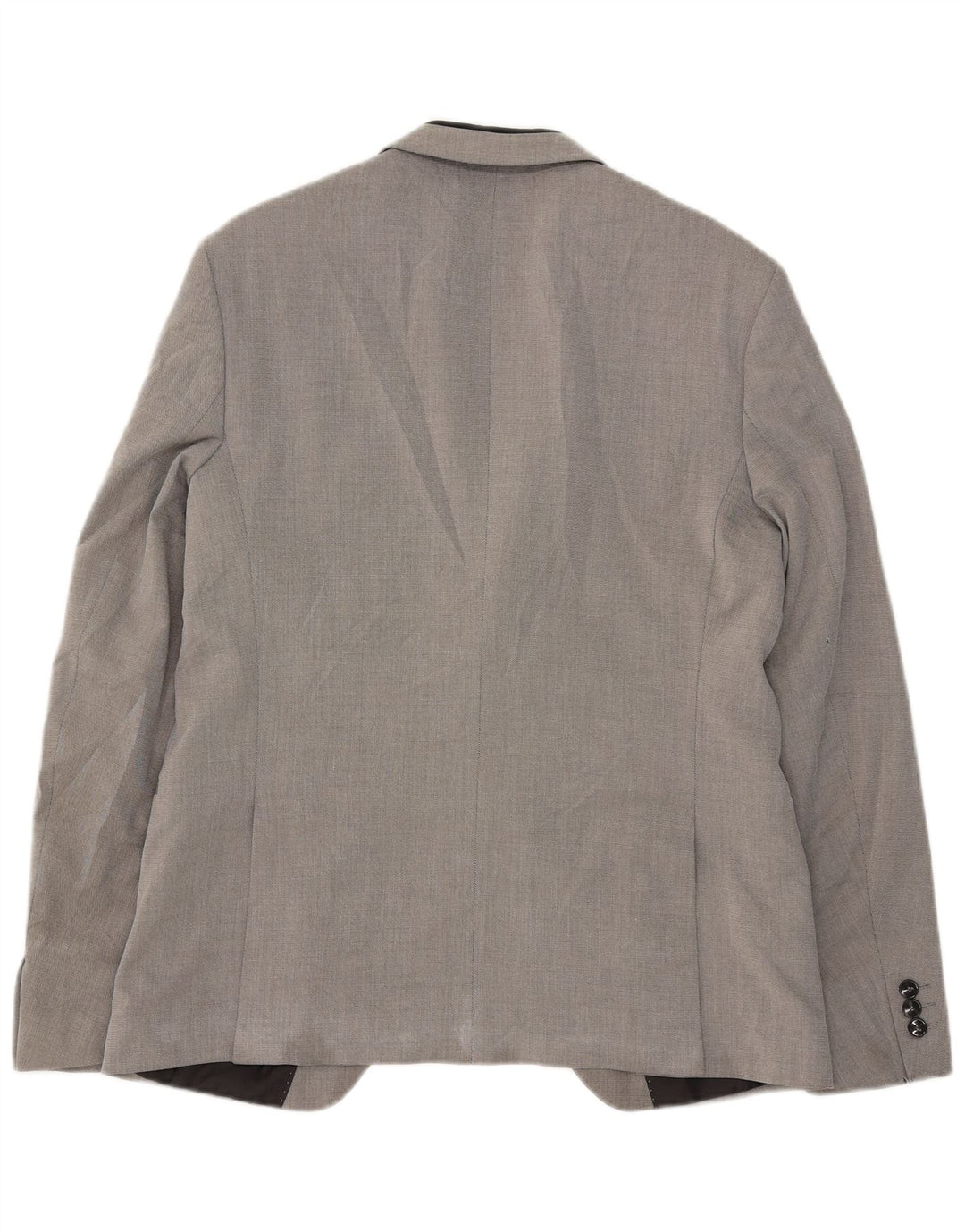 Zara Veste Blazer 1 Bouton Homme EU 50 Gris Moyen
