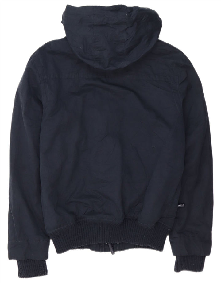 Superdry Veste coupe-vent à capuche Windbomber pour homme UK 36 Small Bleu marine