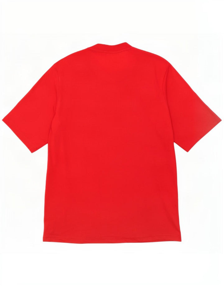 Adidas Homme Climalite T-Shirt Haut Rouge Moyen Polyester