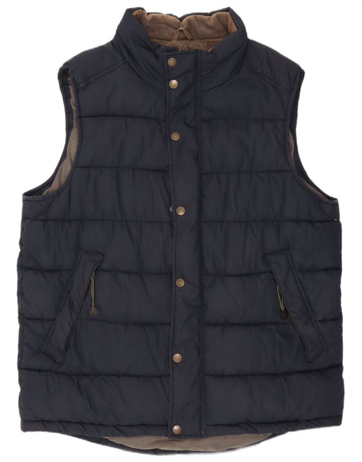 FAT FACE Gilet rembourré pour homme UK 42 XL Bleu marine Polyester