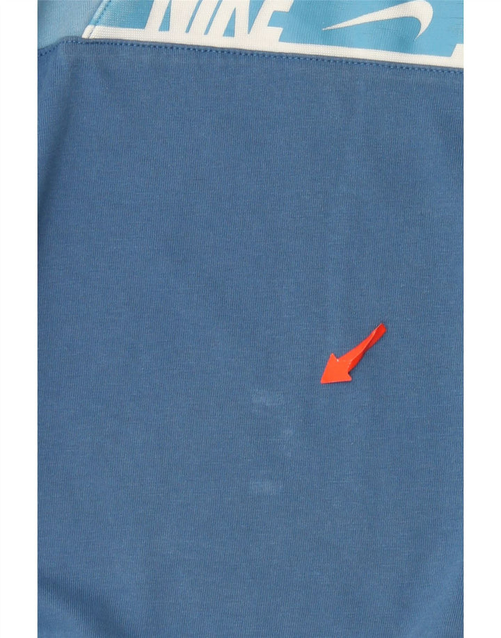 Nike T-Shirt Graphique Homme Bleu Moyen Coton