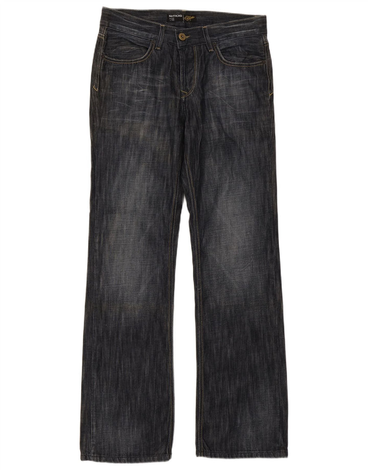 Smog Jean Bootcut Homme W32 L34 Bleu Marine