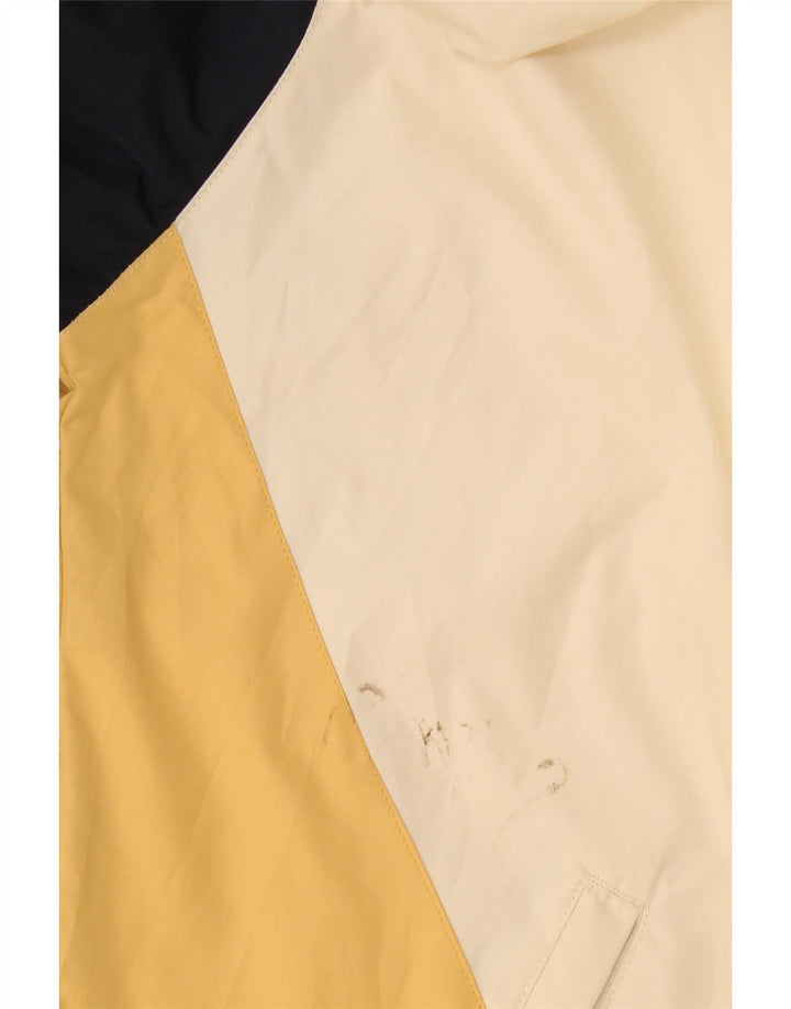 Kappa Veste de survêtement pour femme UK 18 XL Beige Colorblock Polyester