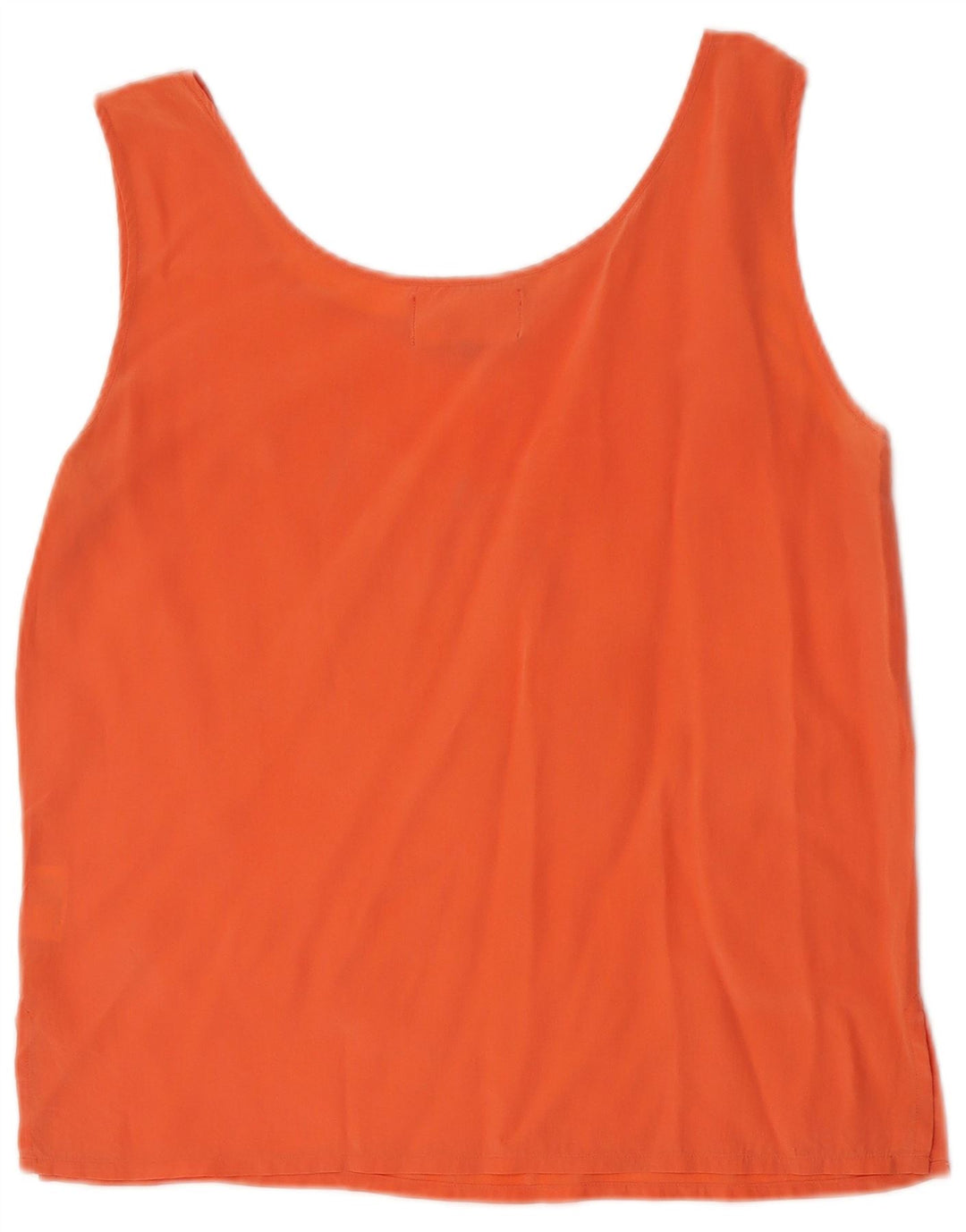 HANAITI Débardeur Femme UK 14 Soie Orange Moyenne