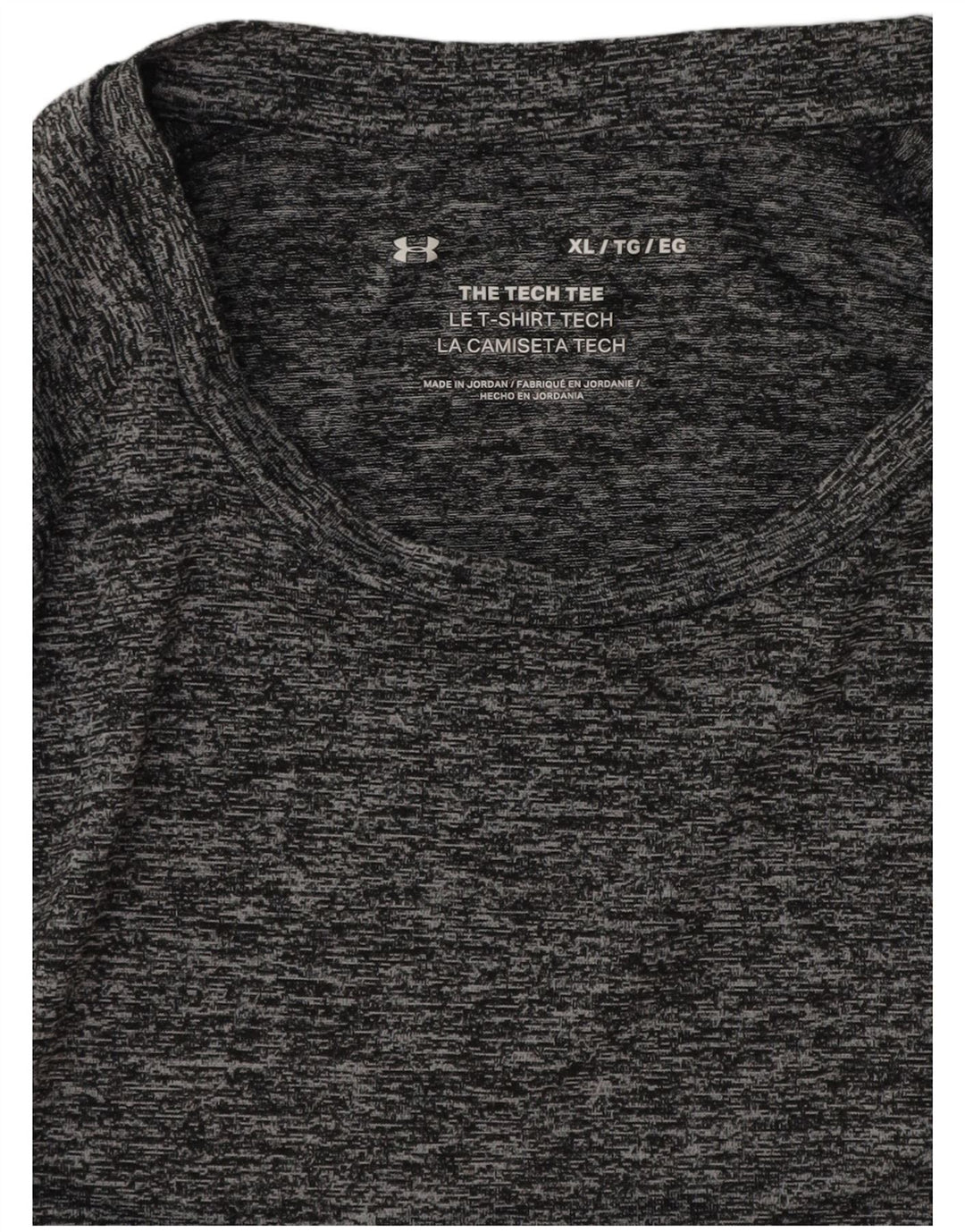 UNDER ARMOUR T-Shirt Homme Top XL Gris Moucheté