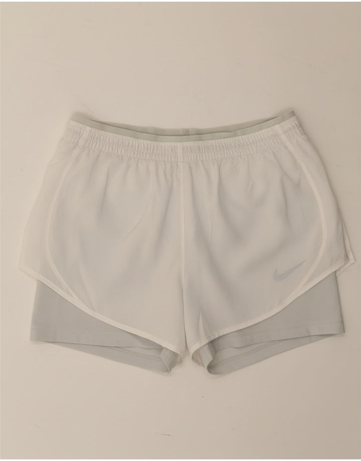 Nike Jupe-short pour femme UK 10 Petit Blanc