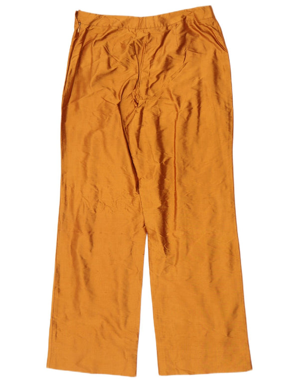 Luisa Spagnoli Pantalon décontracté droit pour femme IT 46 Large W30 L30 Orange