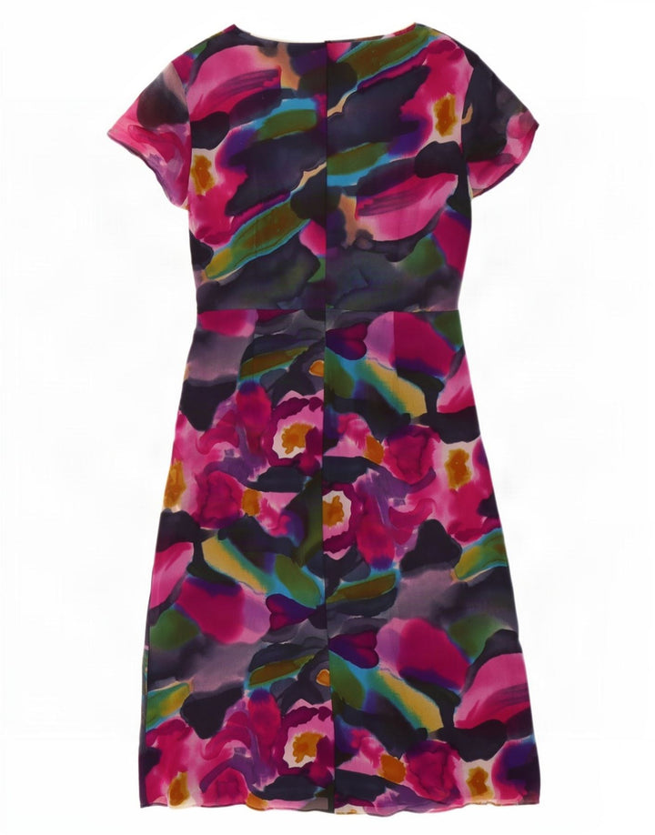 Fenn Wright Manson Robe fourreau pour femme UK 10 Small Multicolore Tie Dye