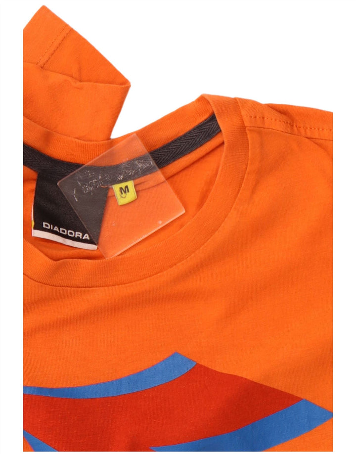 DIADORA T-Shirt Graphique Homme Orange Moyen