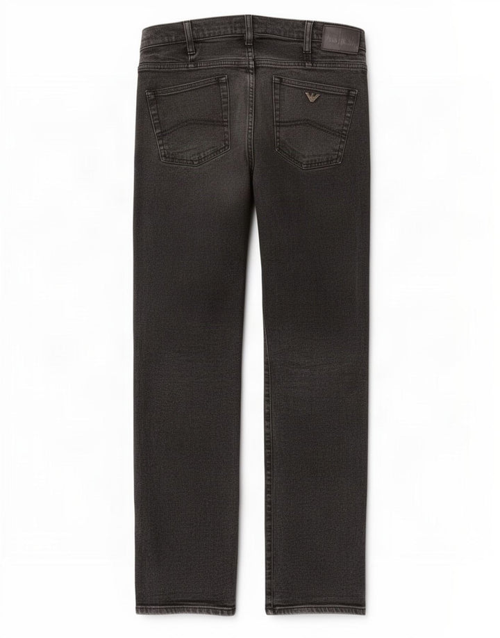 Armani Femme Jean Droit W32 L33 Gris Coton