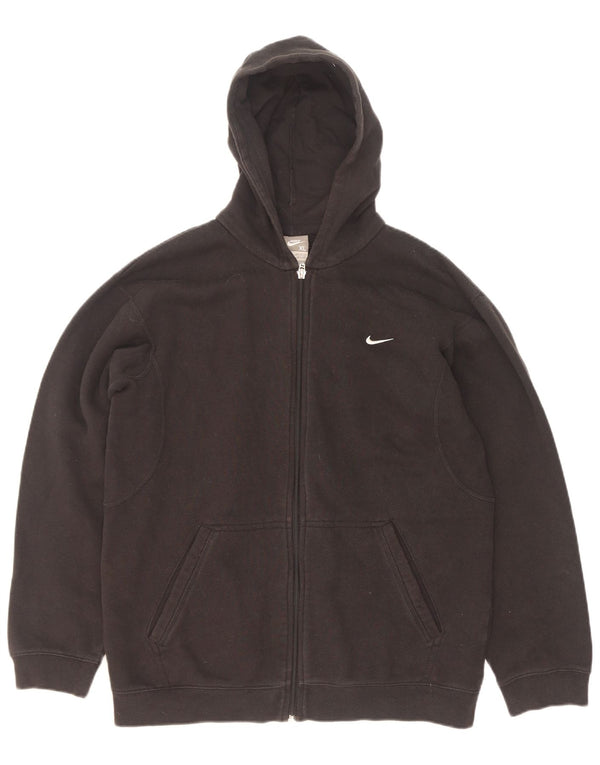 Nike Pull à capuche zippé pour garçon 13-14 ans XL Noir Coton