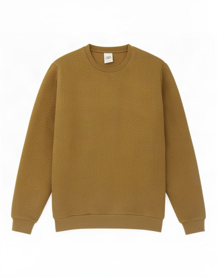 Zara Homme Sweatshirt Jumper Petit Kaki
