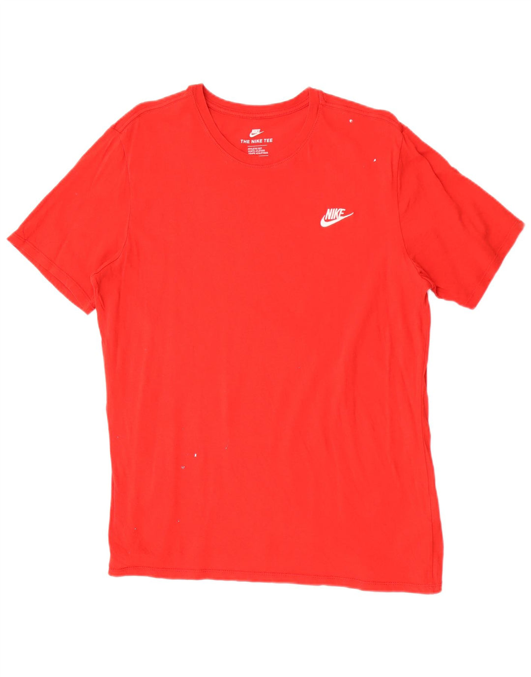 Nike Mens Athletic Cut T-Shirt Haut Grand Rouge Coton