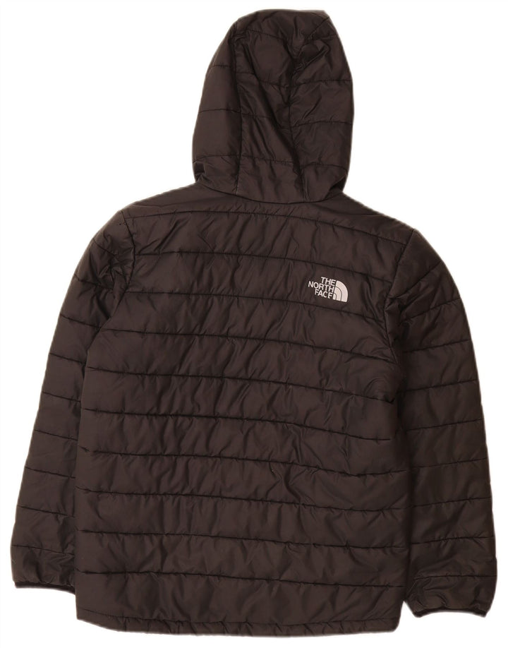 The North Face Veste matelassée à capuche pour garçons 9-10 ans Noir moyen Polyester