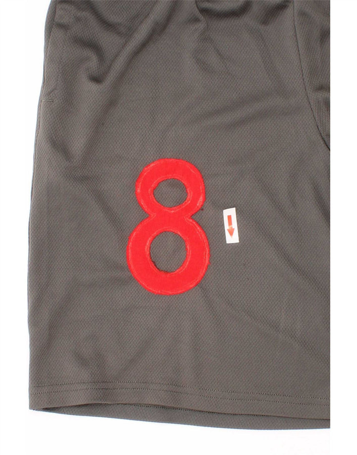 Nike Short de Sport Graphique Garçon 10-11 Ans Gris Moyen Polyester Sports