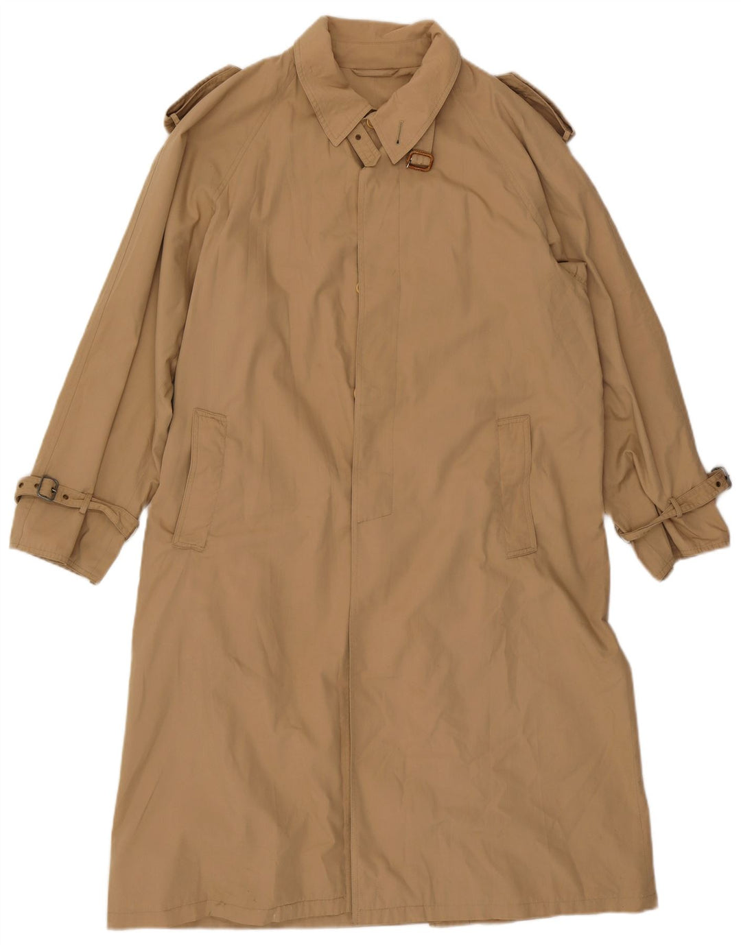 vintage Mens Trench Coat UK 38 Moyen Beige Classique