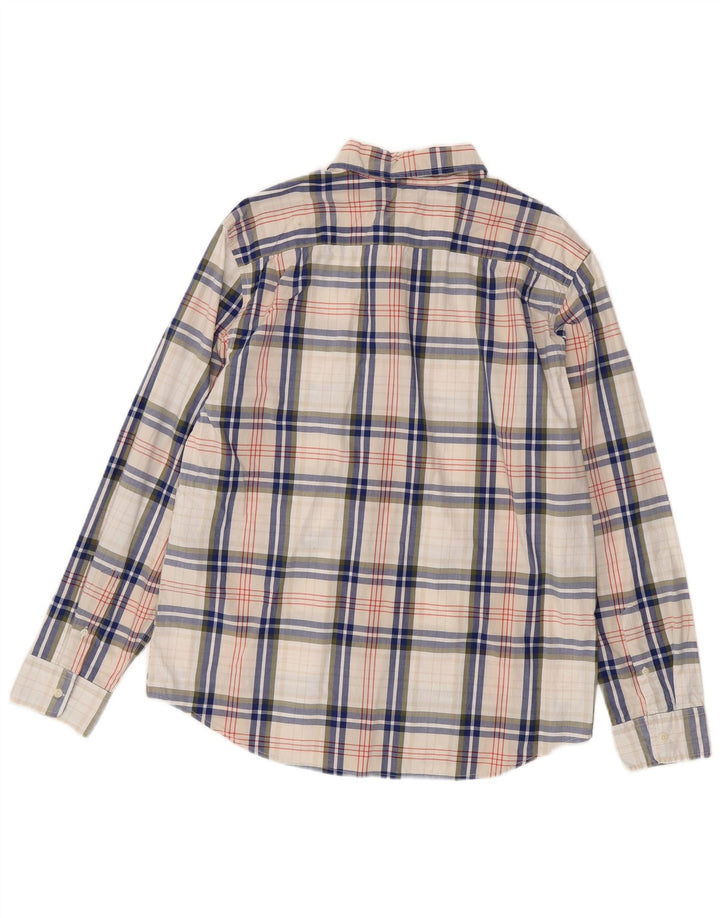Levi's Chemise Coupe Standard Homme Blanc Large Coton à Carreaux
