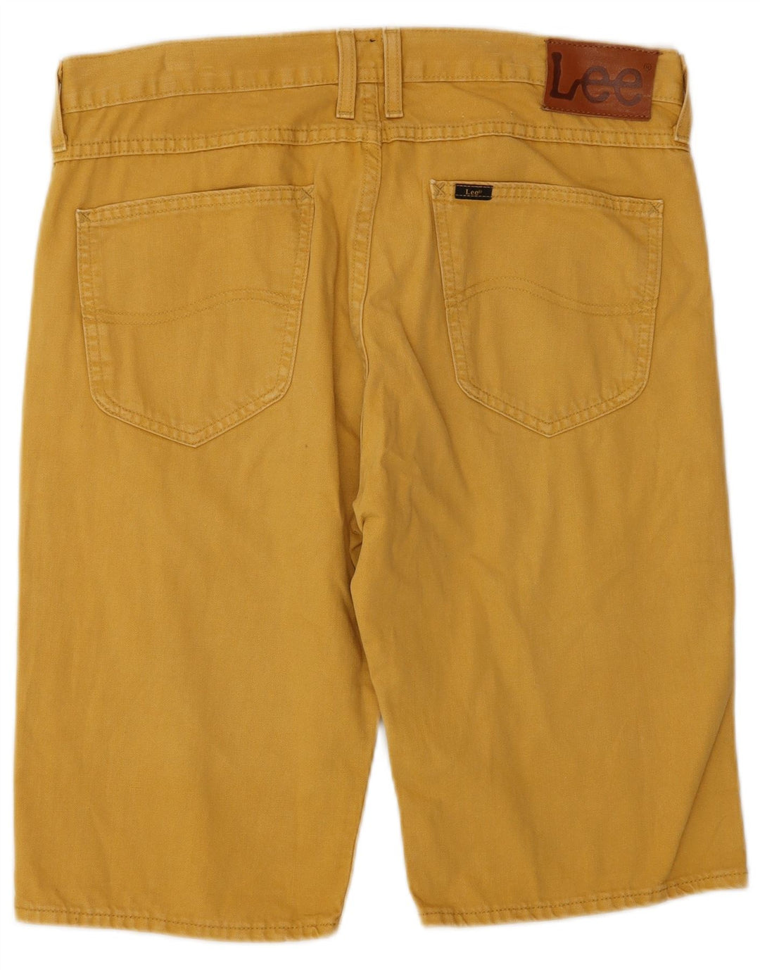 Lee Short en Jean W32 Homme Jaune Moyen Coton