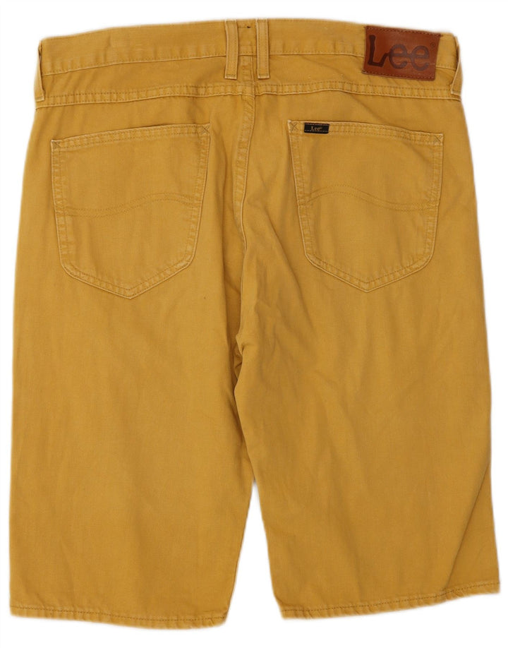 Lee Short en Jean W32 Homme Jaune Moyen Coton