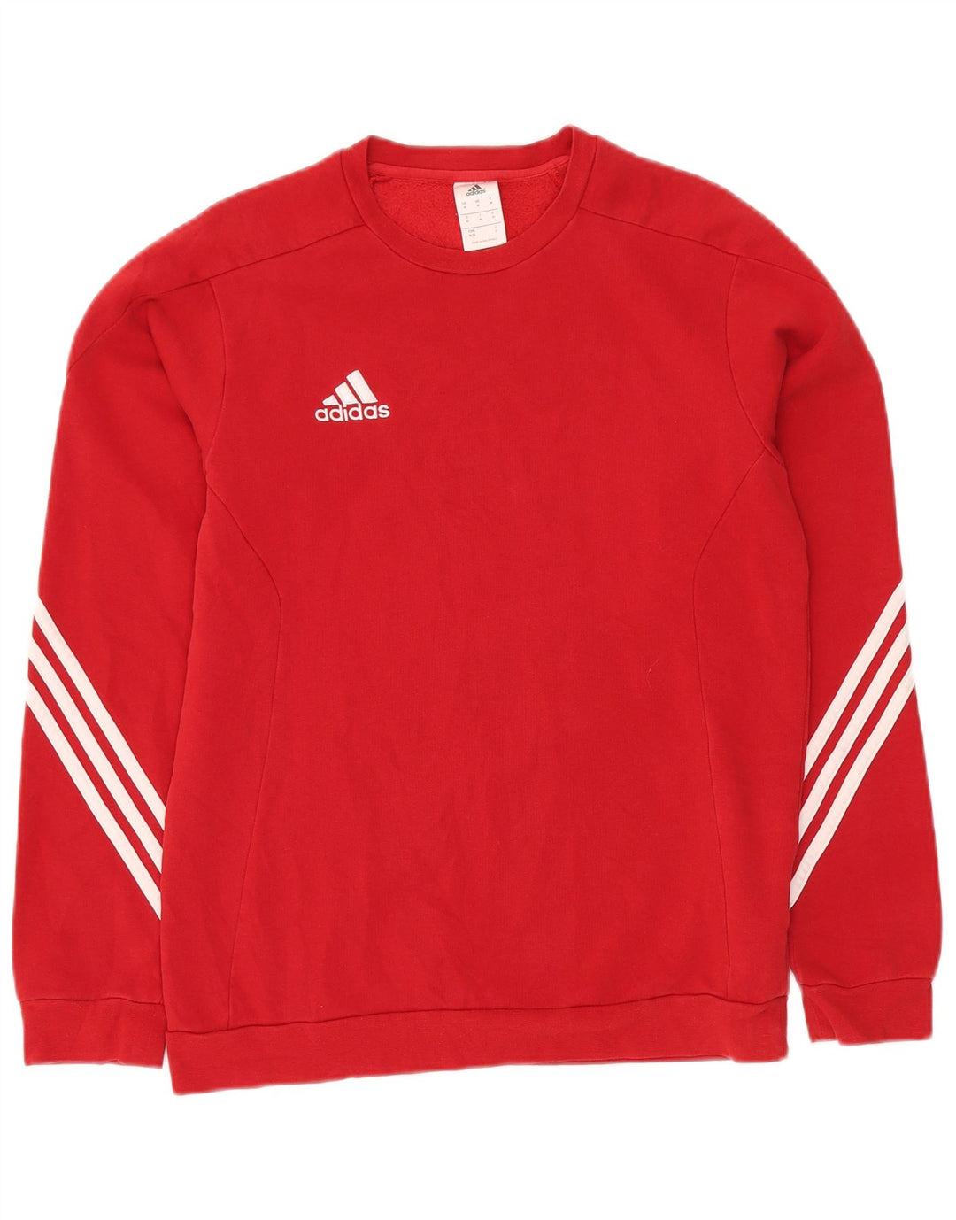 ADIDAS Sweat-shirt pour homme en coton rouge moyen
