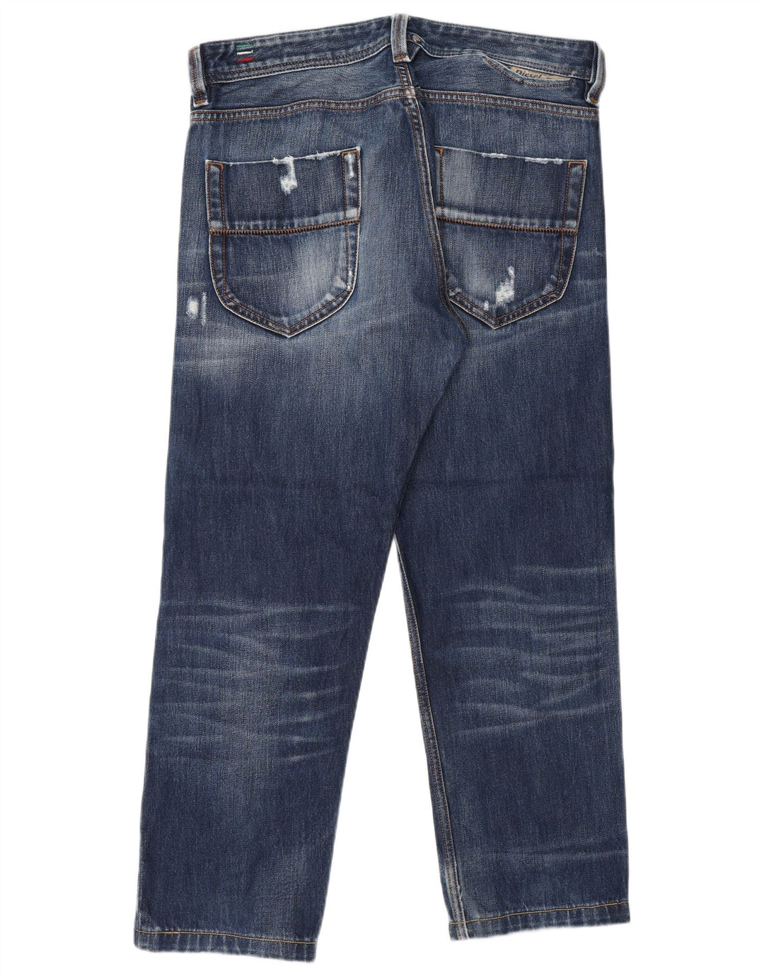 DIESEL Jean droit Heeven homme vieilli W32 L27 bleu coton