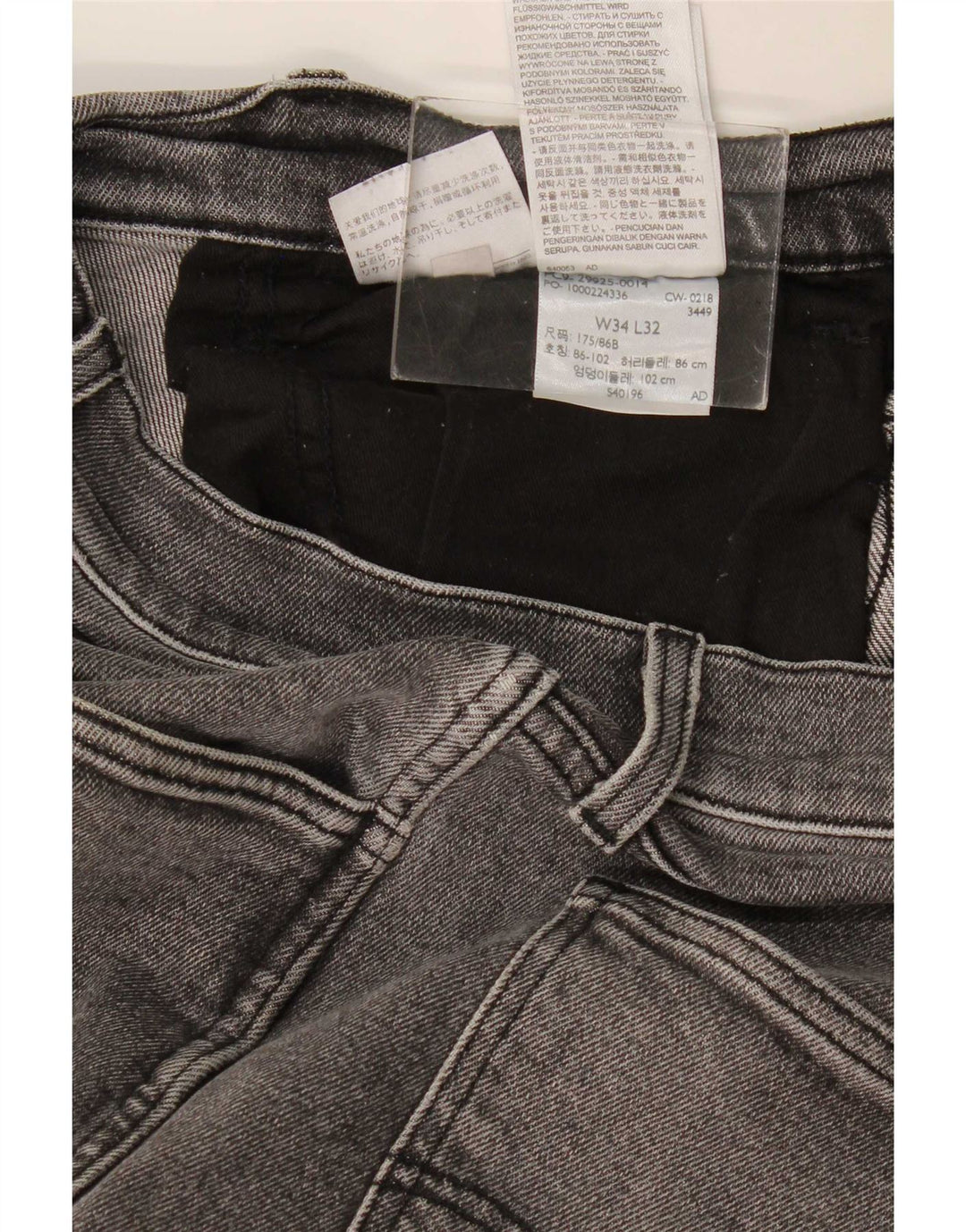 Levi's Jean Slim Homme W34 L32 Gris Coton