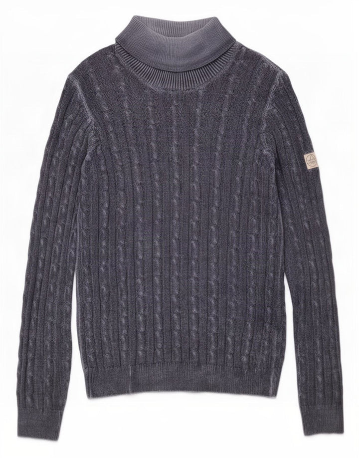 Murphy & Nye Pull Col Rond Homme Bleu Marine Moyen Coton