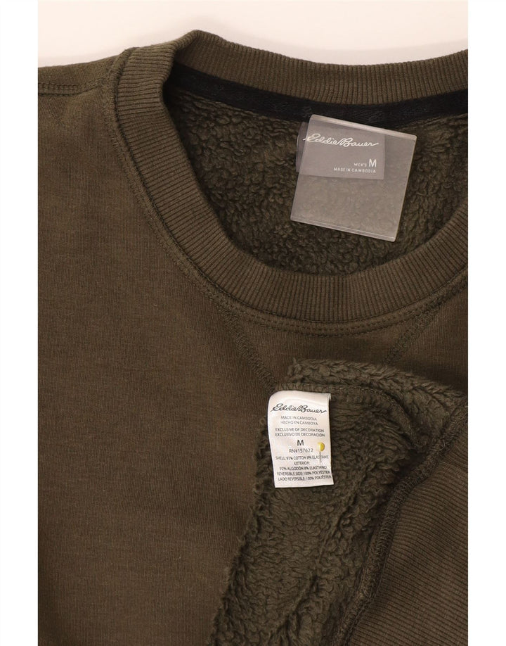 Eddie Bauer Sweat-shirt pour homme en coton kaki moyen