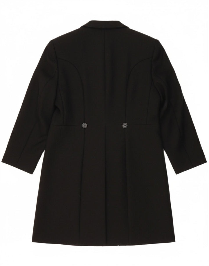 TORRE Boys Tailcoat Blazer Jacket 9-10 Years Black Wool