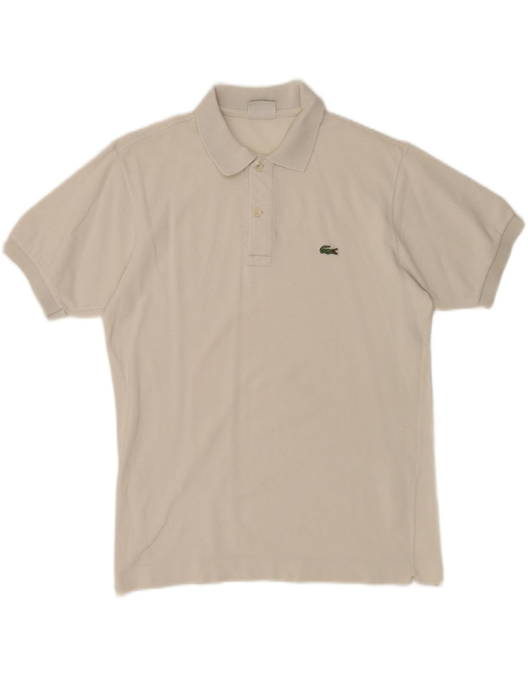 LACOSTE Polo Homme Taille 3 Petit Coton Blanc