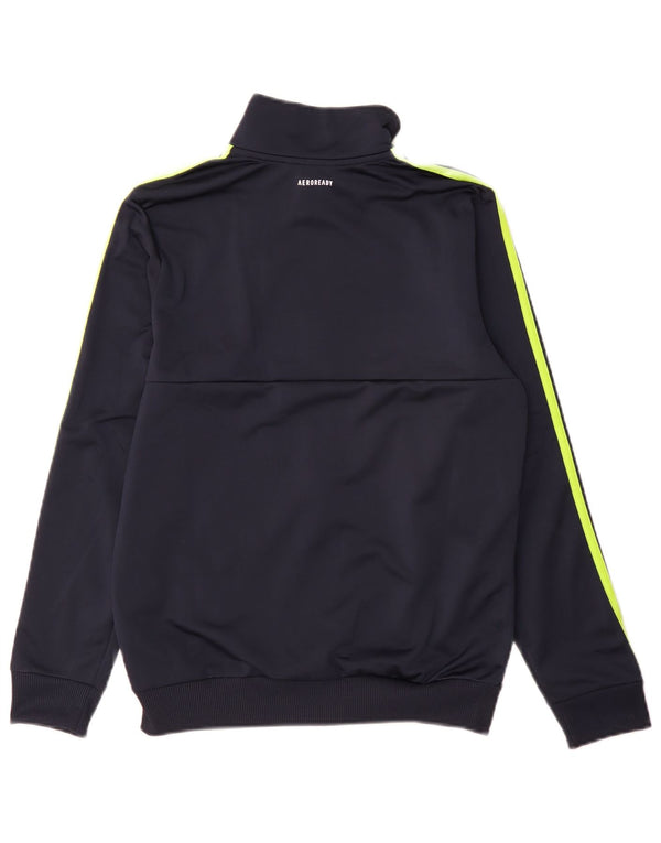 Veste de survêtement Adidas Garçon Aeroready 13-14 ans Bleu Marine Polyester