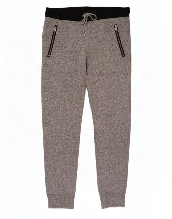 Diesel Pantalon de Survêtement Homme Joggers Large Gris Colorblock Coton