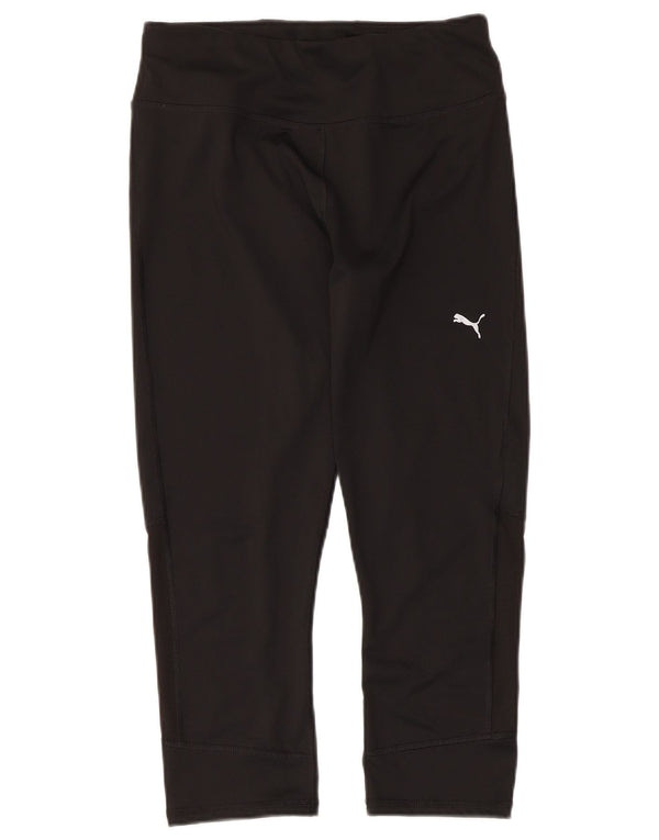 Puma Legging Capri Femme UK 42 Noir Moyen Polyester