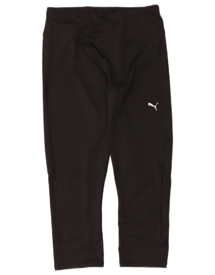 Puma Legging Capri Femme UK 42 Noir Moyen Polyester